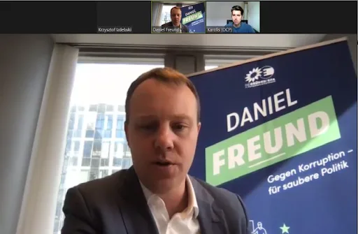Meeting with Daniel Freund. Financial Regulation