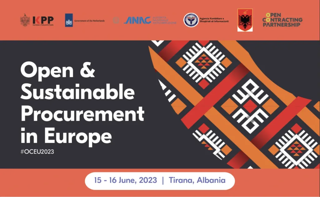 Open and Sustainable Procurement in Europe. Tirana, 15-16 June 2023